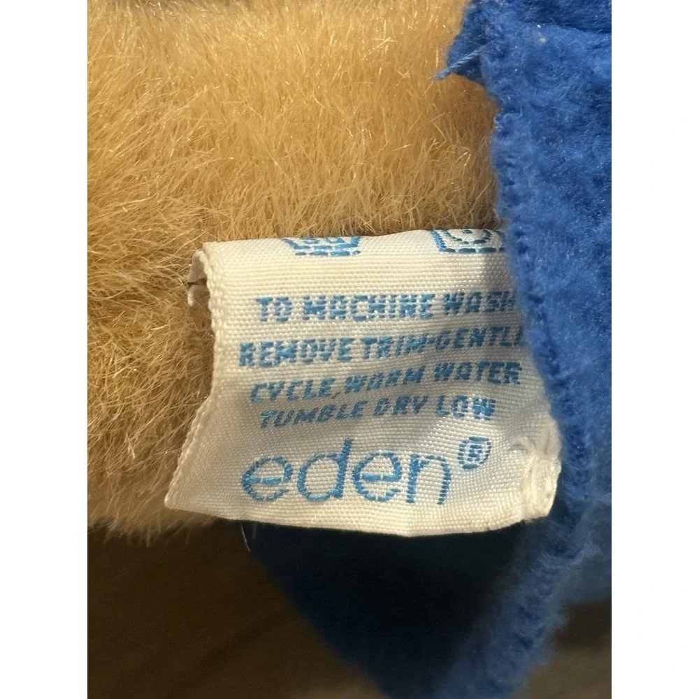 Vintage Paddington Bear Plush Eden Blue Coat Yellow Hat Stuffed‎ Toy 10